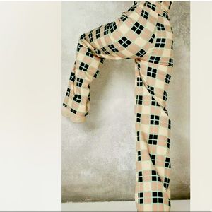 Missguided Tall plaid Wide Leg Trouser